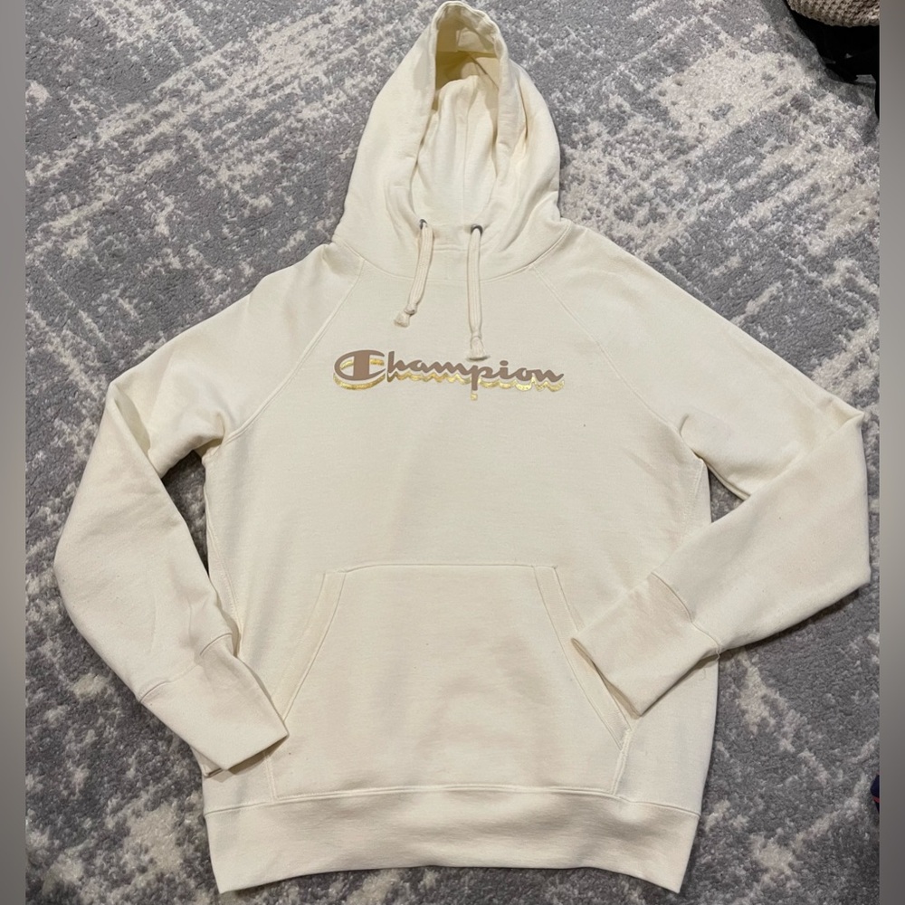 Gold Decal Champion Hoodie
